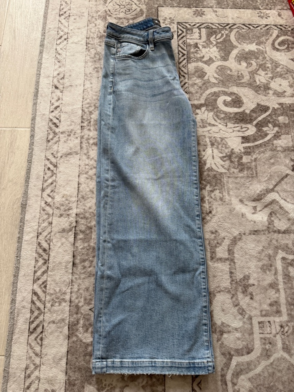 Miss Me Light Blue Wide Leg Jeans
